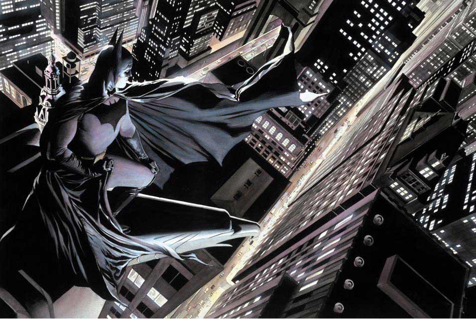 Unknown Artist Alex Ross Batman Knight Over Gotham